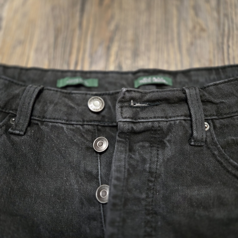 Wild Fable Black Distressed Jean Shorts - Picture 8 of 13